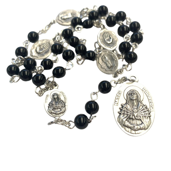 Chaplet of the Five Wounds - silver