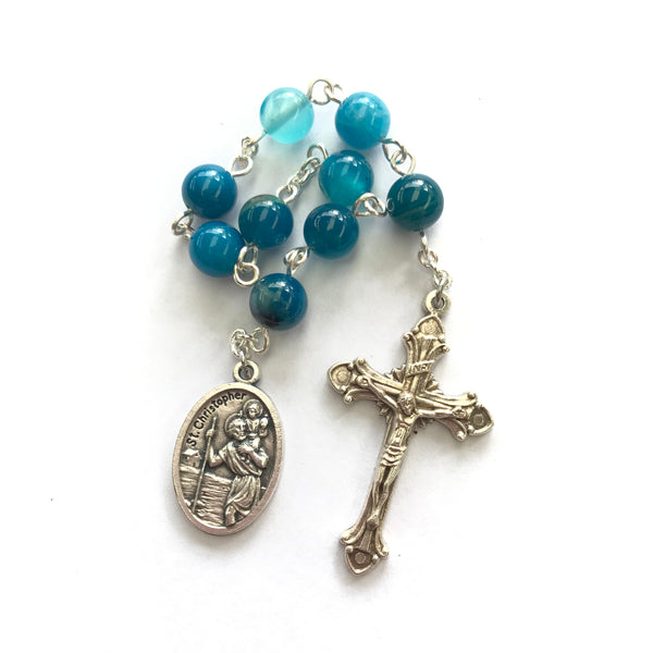 St. Christopher prayer chaplet, Patron saint of travellers and motorists