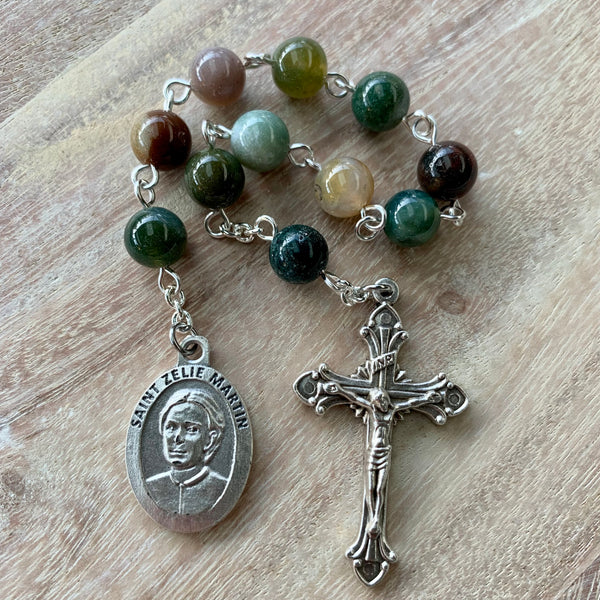 Saints Louis and Zelie Martin Pocket Rosary
