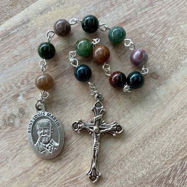 Saints Louis and Zelie Martin Pocket Rosary