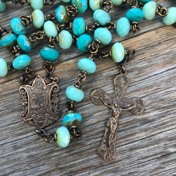 Holy Communion Heirloom Rosary