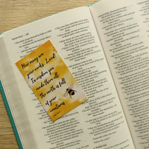 Psalm 104:24 Bookmark