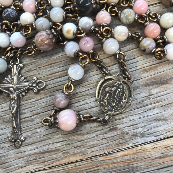 Our Lady of Lourdes / St. Bernadette Heirloom Rosary