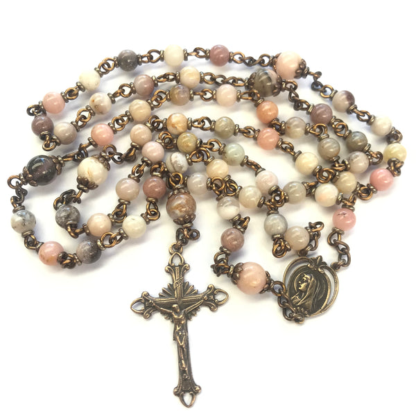 Our Lady of Lourdes / St. Bernadette Heirloom Rosary