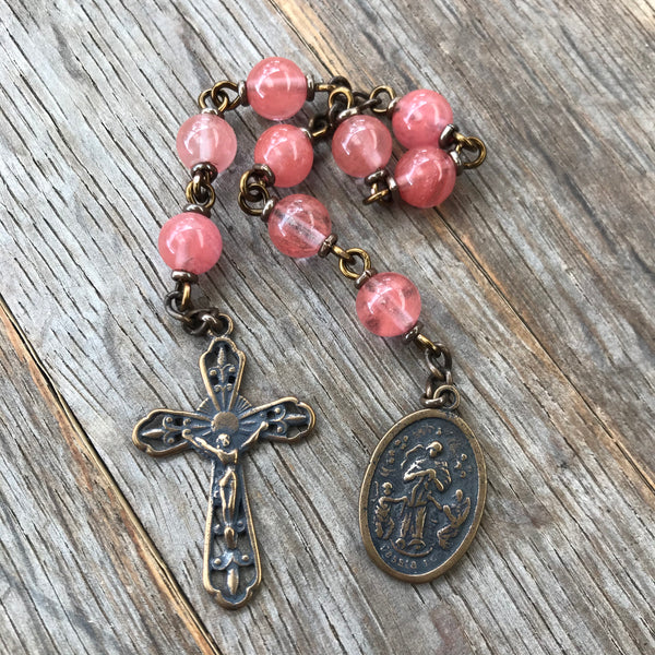 Our Lady Undoer of Knots chaplet - Oval