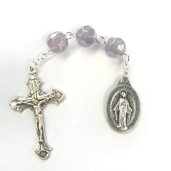Three Hail Mary Chaplet - Pink