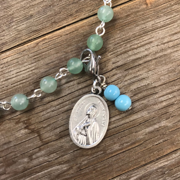 St Monica / St Augustine Rosary Marker