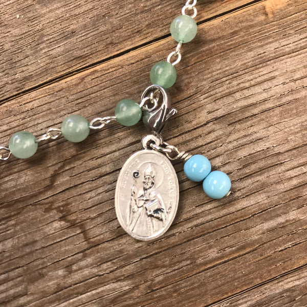St Monica / St Augustine Rosary Marker