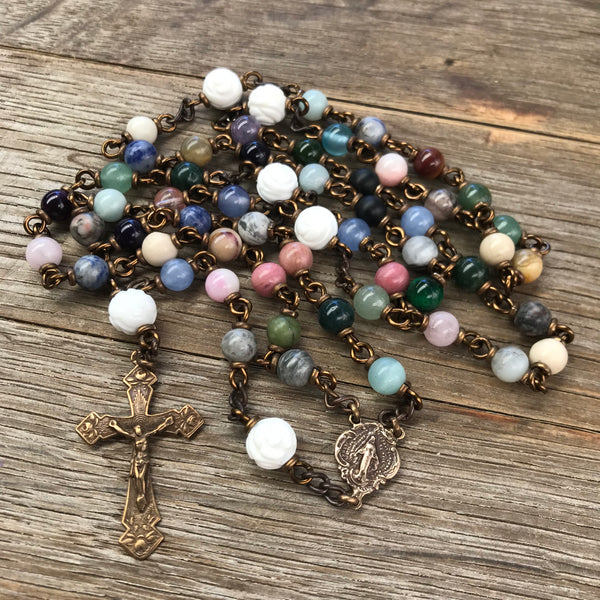 Miraculous Medal Heirloom Rosary