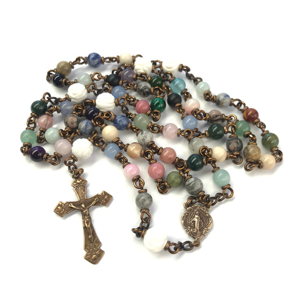 Miraculous Medal Heirloom Rosary