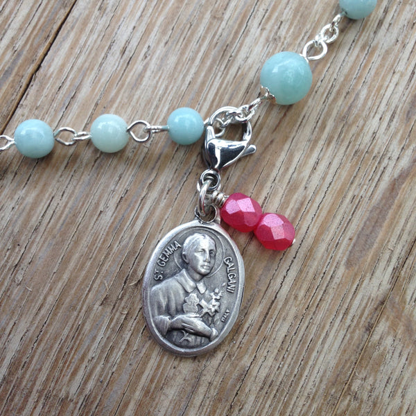 St. Gemma Galgani Rosary Marker