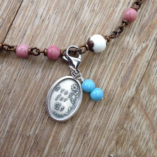 St. Clare of Assisi Rosary Marker
