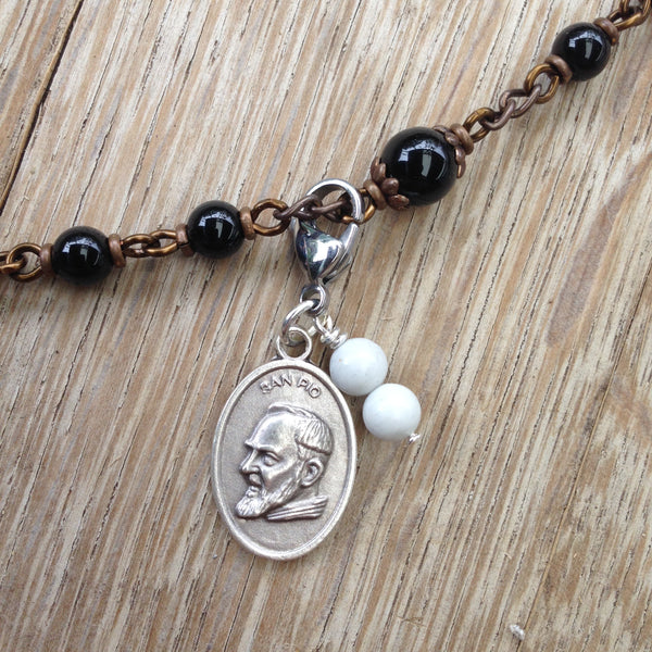 St. Padre Pio Rosary Marker