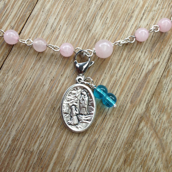 St. Bernadette / Our Lady of Lourdes Rosary Marker