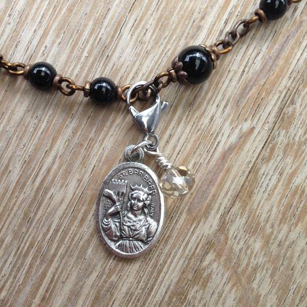 St. Barbara Rosary marker