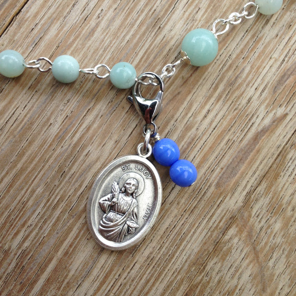 St. Lucy Rosary Marker