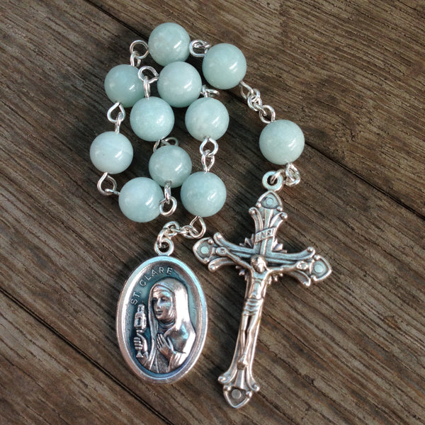 St. Clare of Assisi pocket rosary