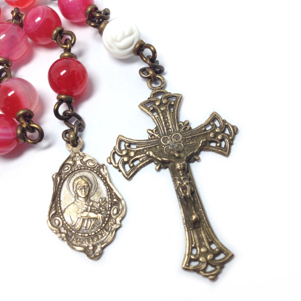 Bronze St. Gemma Galgani Pocket Rosary