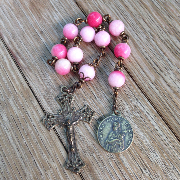 St Maria Goretti Pocket Rosary