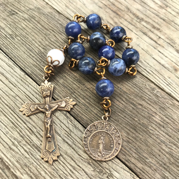 Stella Maris bronze pocket rosary