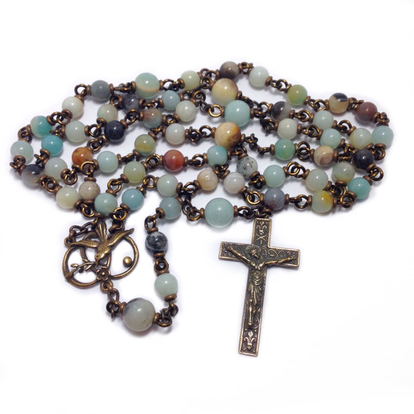 Gods promise bronze rosary