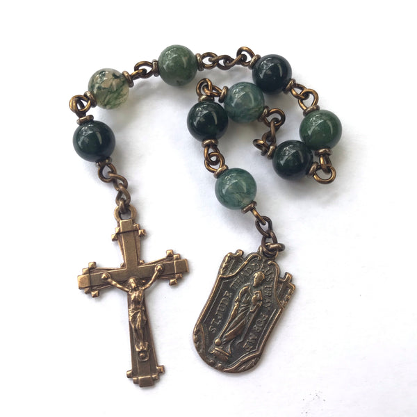 Bronze St. Jude chaplet