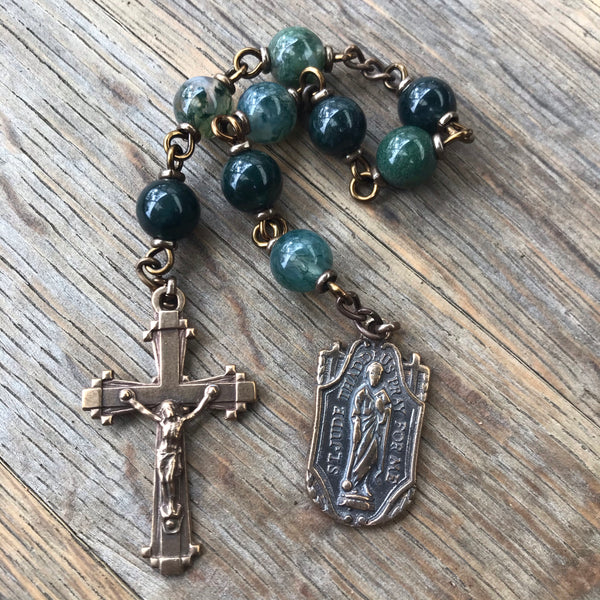 Bronze St. Jude chaplet