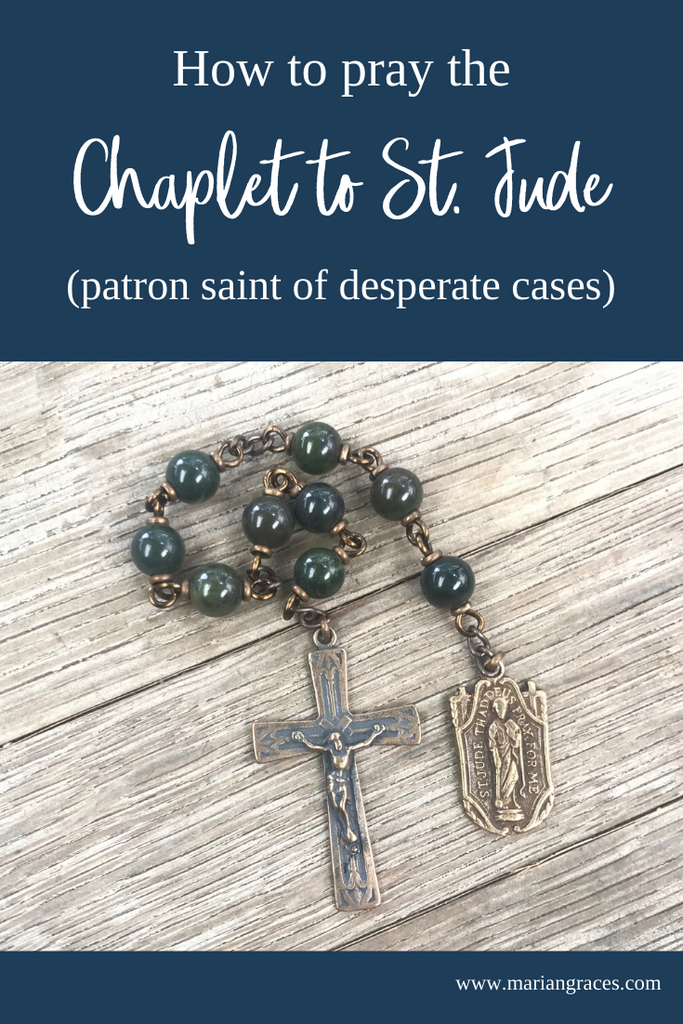 How to pray the Chaplet to St. Jude (patron saint of desperate cases)