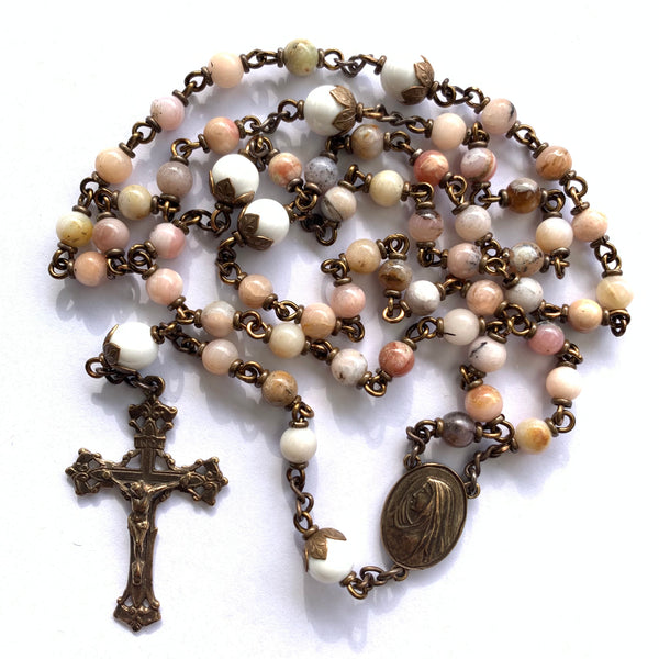 Custom rosary for Adriana