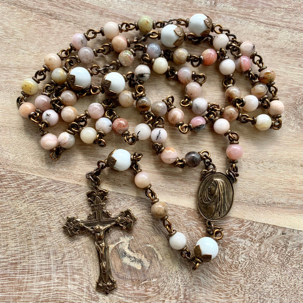 Custom rosary for Adriana
