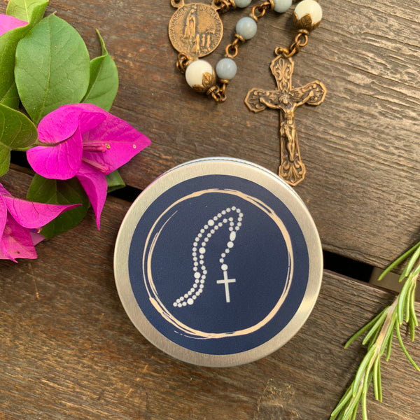 Rosary Tin - Compact and Durable Storage for Your Rosaries