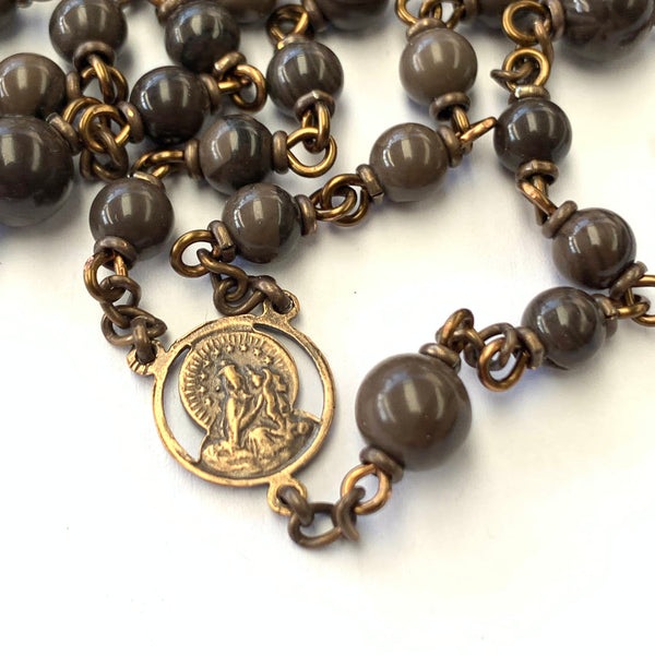 Sacred Heart of Jesus Heirloom Rosary beads