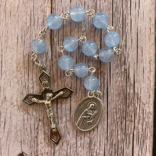 St. Lucy pocket rosary