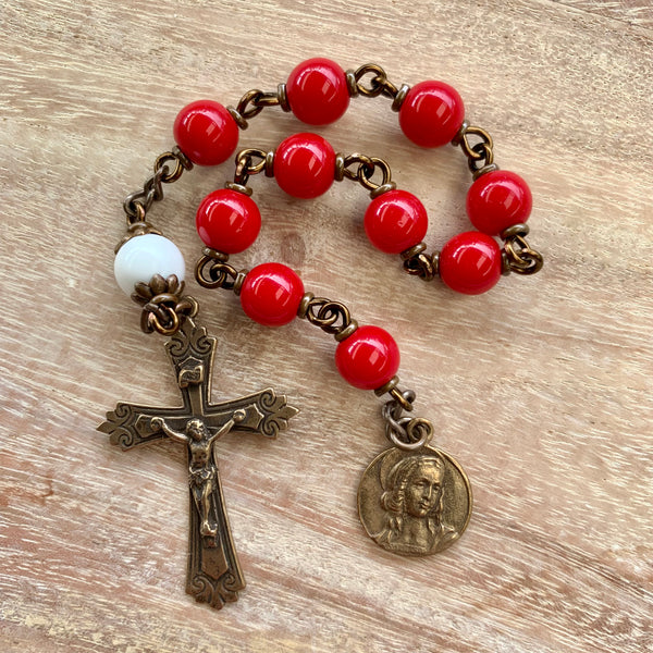 St. Mary Magdalene / Guardian Angel Pocket Rosary