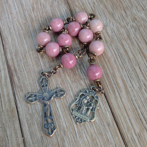 Bronze Anne pocket rosary