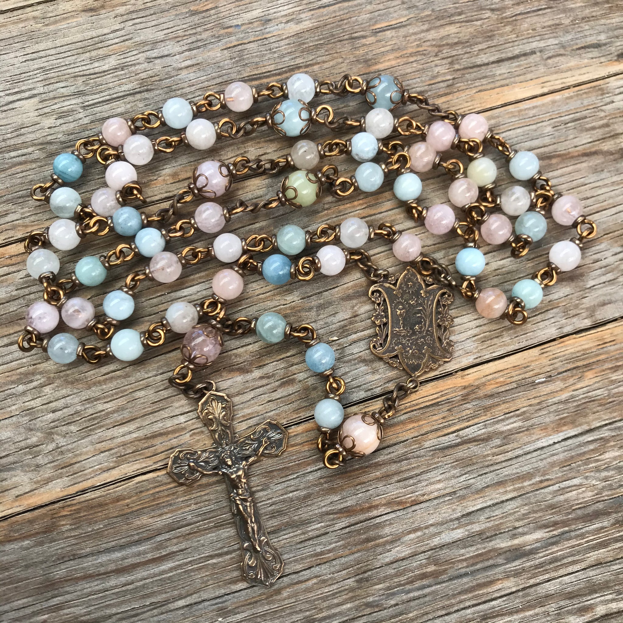 Flowers from Heaven Heirloom rosary