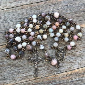 Our Lady of Lourdes / St. Bernadette Heirloom Rosary