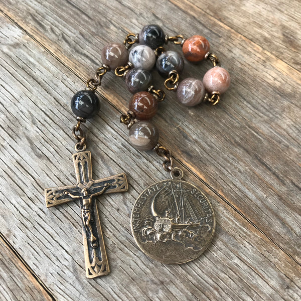 St. George Pocket Rosary - Large
