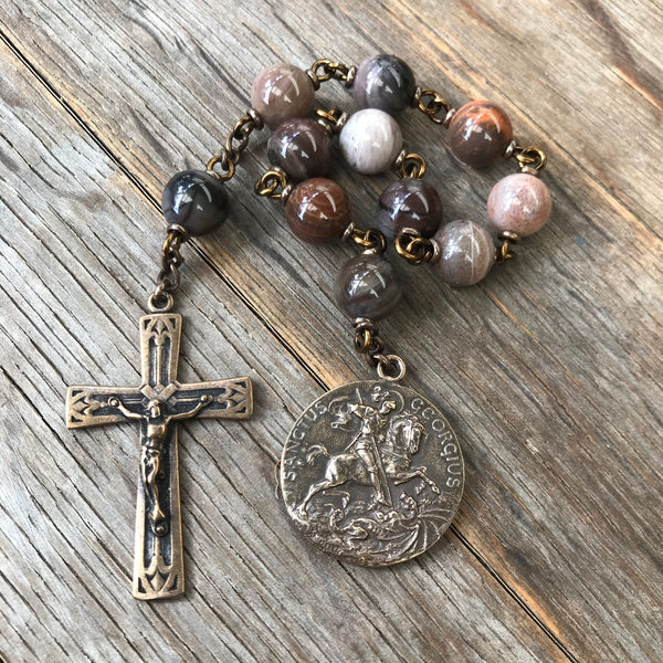 St. George Pocket Rosary - Large