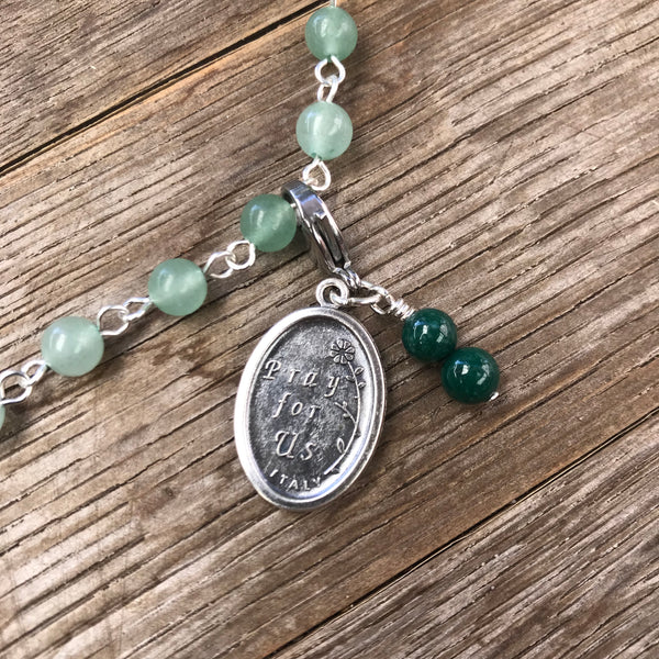 St Patrick Rosary Marker