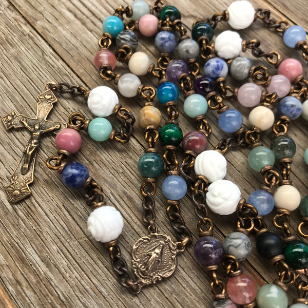 Miraculous Medal Heirloom Rosary