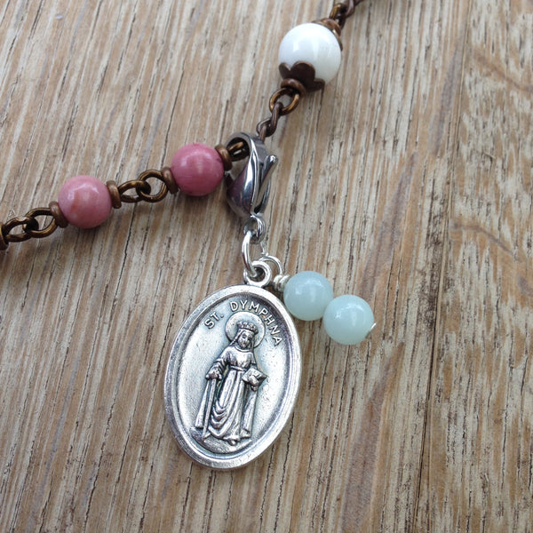 St. Dymphna Rosary Marker