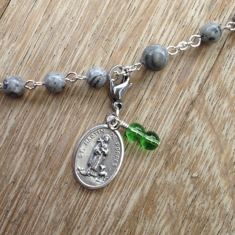 St. Martin de Porres / St. Blaise Rosary Marker