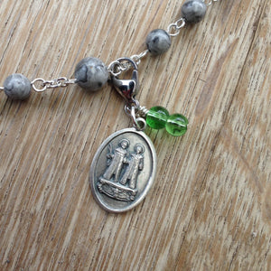 St. Damian / St. Cosmos Rosary Marker