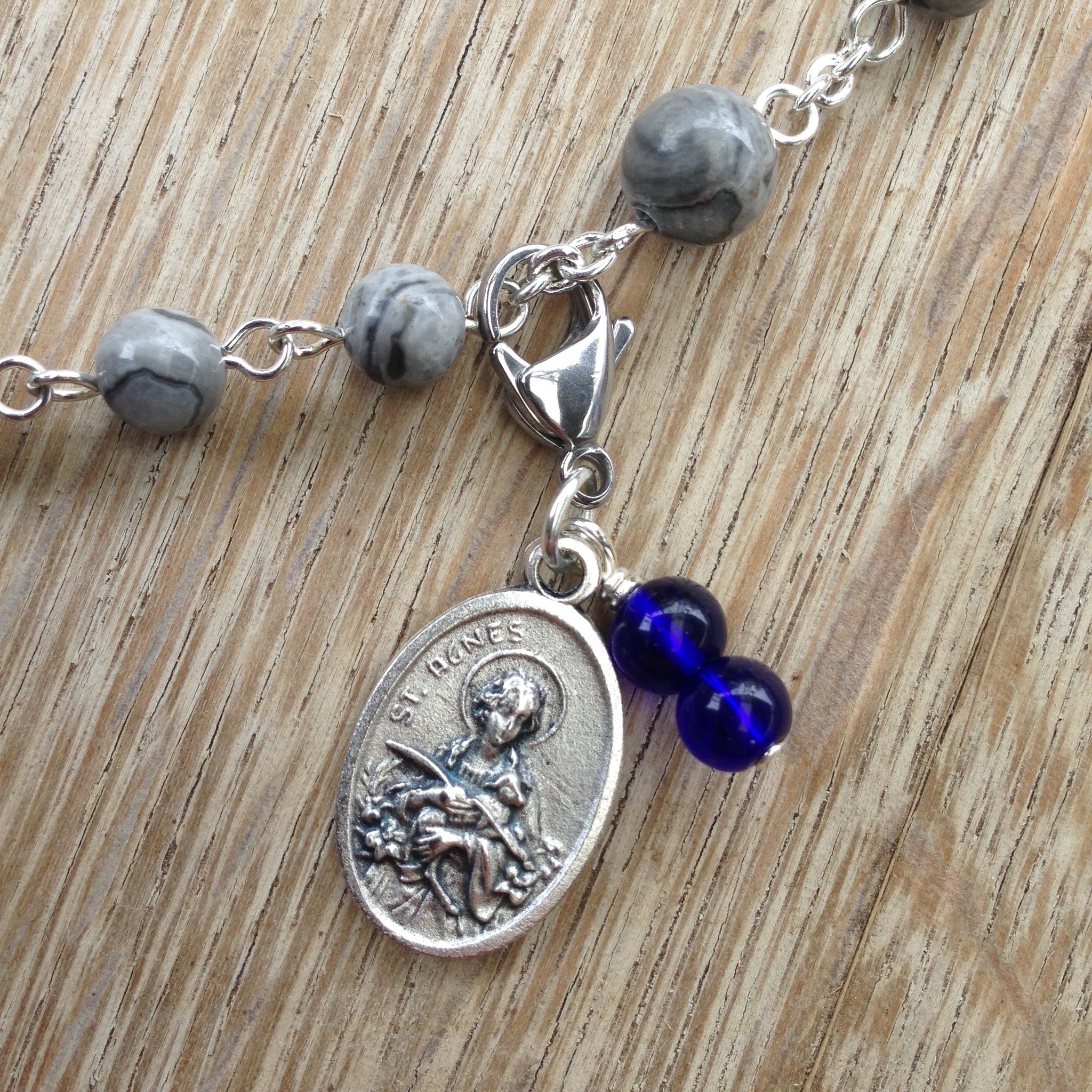 St. Agnes / St. Thomas Aquinas Rosary Marker