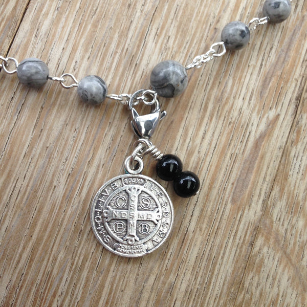 St. Benedict Rosary Marker
