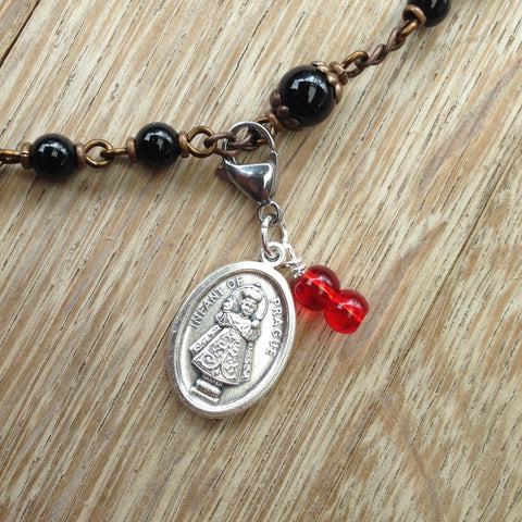 Infant of Prague Rosary Marker