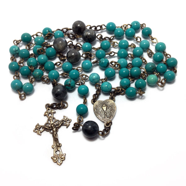 Holy Communion Bronze Rosary