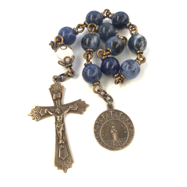 Stella Maris bronze pocket rosary